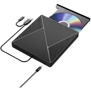 USB Externe Optische Drive Laptop Dvd-brander Schijfspeler Draagbare Cd Heldere Beeldkwaliteit Stabiele Audio(Style 2)