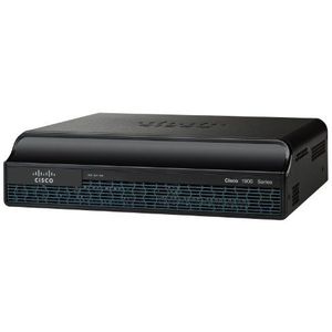 Cisco C1941-WAASX-SEC/K9 Integrated Service Router (512MB DRAM, 2x RJ-45, USB)