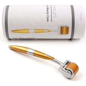 Micro Needle Titanium Derma Roller voor Face Body Huidverzorging, Helpt bij de baardgroei van mannen, vermindert haaruitval (0,25 mm)