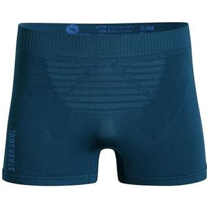 STARK SOUL Sportboxershorts voor heren, naadloos sportondergoed, performance boxershort voor mannen, licht en ademend, donkerblauw, M/L