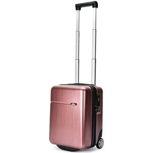 Bontour CabinOne WizzAir handbagage, 40 x 30 x 20 cm, 2 wielen, trolley, boordbagage, koffer, Antiek roze, S: 40x30x20cm, handbagage