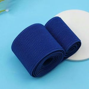 Verdikte elastische band met maismotief - platte tailleband in goud/zilver metallic (brede stretchriem voor modieuze tailleversteviging) - 6 cm