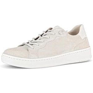 Gabor Low-Top sneakers voor dames, lage schoenen voor dames, linnen panna 12, 40.5 EU