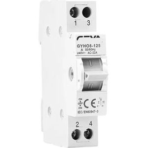 GYHO8 MTS Dual Power Supply Switch, isolatie, handmatige overdracht, stroomonderbreker, 220 V ~ 240 V AC (40 A)