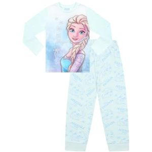 Disney Meisjes Frozen Maak je eigen magische lange pyjamaset, Blauw, 6-7 jaar