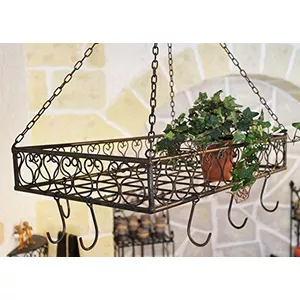 SONGMICS RDH004X01 Hangorganizer met 4 vakken, voor de kledingkast