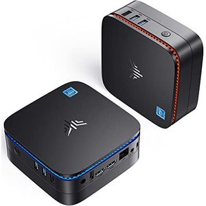ACEMAGICIAN Mini PC AK1Pro, 16 GB DDR4 512 GB M.2 SSD Ιntel Celeron N5105 (tot 2,9 GHz) Micro Desktop Computer, 4K UHD, WiFi 5, BT4.2, Gigabit Ethernet, HDMI X 2 voor Business Home Theater Office