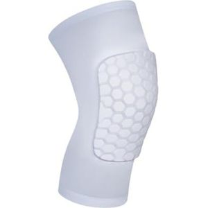 Knieondersteuning, Een Paar Kniebeschermers For Voetbal, Hardlopen Met Compressiekniebeschermers En Beenbeugels Kniebandages(White,XXL)