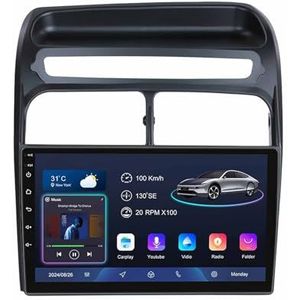 Android 14 9 Inch Touchscreen Autoradio 2 Din voor Fiat Grande Punto Linea 2007-2012 met CarPlay & Android Auto Stuurbediening GPS Navigatie AHD Backup Camera Bluetooth (YS10 (2+32G))