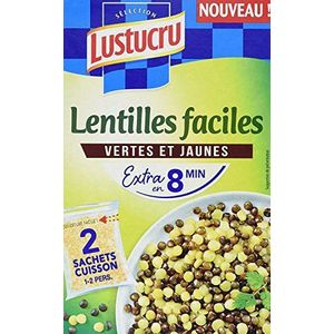 Lustucru groen/gele lenzen, 8 minuten, 300 g