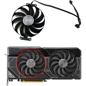 T129215BU 6PIN RTX4070 SUPER voor ASUS voor GeForce RTX 4070 12GB voor DUAL OC grafische kaart koelventilator(A-Fan)