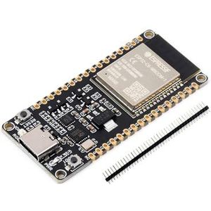 ESP32-C6 RISC-V Microcontroller Development Board Integrated WiFi 6, Bluetooth 5 and IEEE 802.15.4 (Zigbee 3.0&Thread), Adopts ESP32-C6-WROOM-1-N8 Module, Support USB and UART Development