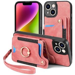 Smartphone Flip-hoesjes Compatibel met iPhone 13-hoesje, 2-in-1 portemonnee-hoesje PU-leer [kaarthouder] [polsband] Schokbestendige flip-cover Drop-back case beschermhoes Beschermende portemonnee-hoes