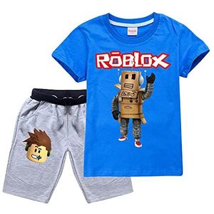 Peuter Jongen Shorts Tshirts Kleding Set Zomer Cartoon Gedrukt T Shirt Tops Shorts Katoen Outfits Set