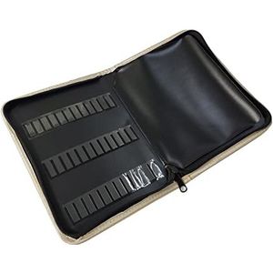 72 Slots Manicure Nail Boren Display Houder Opbergtas Organizer, Goud, as described, als beschrijving