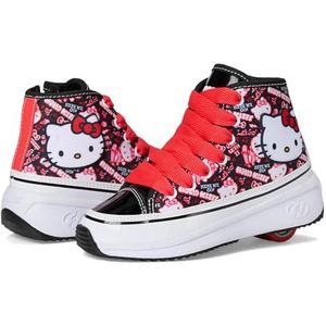 HEELYS Veloz Chi (Little Big Kid) schoenen voor heren met wieltjes, zwart, rood, roze, 38 EU