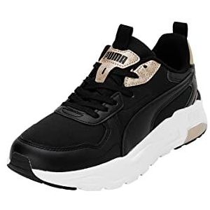 PUMA Trinity Lite Space Metallics WNS Sneakers voor dames, Puma Zwart PUMA Zwart PUMA Goud, 38 EU