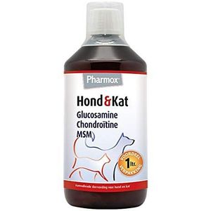 Pharmox Hond & Kat Glucosamine 1000 ml - Belangrijke bouwsteen voor honden en katten