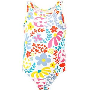 Harry Bear Meisjes Flower Power Badpak, Meerkleurig, 122