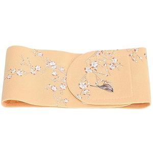 Jauarta 2 stuks nek rimpel patches faux suède wasbaar anti-aging gladmakende gel nek wrap pad (geel)