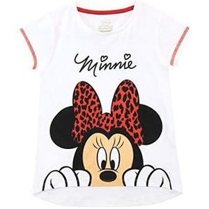 Disney Meisjes T-Shirt Minnie Mouse Wit 104