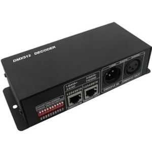 LED-decoder RGBW DMX512 4-kanaals besturingsdecodering geschikt voor lichtstrips (RGB 3CHx4A)