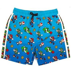 Super Mario Swim Shorts Boys Luigi Kids Gamer Zwembroek Broek 5-6 jaar