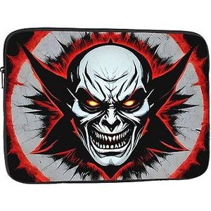 Red And Black Evil Ghost draagbare laptopbinnenzak - gemaakt van Oxford-doek met hoge dichtheid, zakelijke kantoorbenodigdheden voor mannen en vrouwen. 15 inch