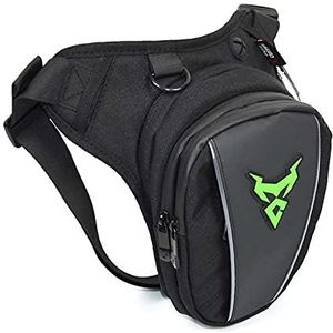 Drop Been Tas Waterdichte Drop Taille Beenzak Dij Riem Hip Bum Motorfiets Reizen Cel/Mobiele Telefoon Fanny Pack Tassen 623, Groen, Eén maat