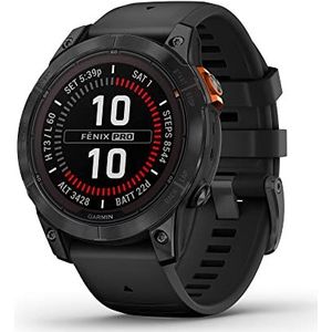 Garmin f�ēnix 7 Pro Solar Multisport GPS Smartwatch, geïntegreerde zaklamp, zonne-oplader, zwart