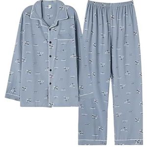 Premium pyjama's for heren, groot en lang, Home Essentials, zachte stretch loungeset, ademend, elastische taille, nachtkleding, ontspannende thuiskantoorkleding, comfortabele outfit for de hele dag(L7
