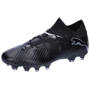 PUMA Future 7 Pro Fg/Ag voetbalschoen voor heren, Zwart Zilver, 46.5 EU