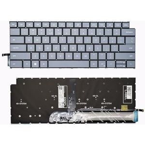 Russisch laptoptoetsenbord voor Inspiron 7640 7645 5440 7445 14 plus 7440 voor Latitude 7455(US Grey Backlight)