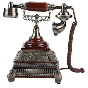 Retro vaste telefoon, vintage antieke telefoon met schermweergave, oproepnummerweergave Home Decor Hotel telefoon voor thuiskantoor Hoteldecoratie