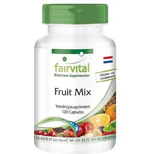 Fairvital | Fruit Mix - HOOG GEDOSEERD - VEGAN - 120 capsules - voedingssupplement van natuurlijk fruitpoeder