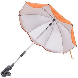 Paraplu Wandelwagen Universele Draagbare UV Bescherming Kinderwagen Zonnescherm Sterke Wind Weerstand Kinderwagen (Oranje (Zilveren Lijm))