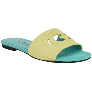 GUESS Tashia platte sandaal voor dames, Limoen 330, 40 EU