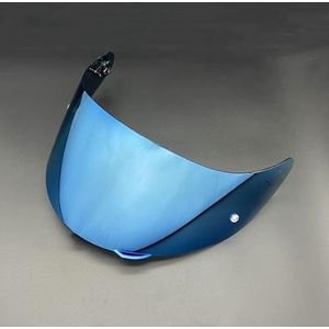 Motorhelm vizier lens, Helmvizier, K5-schildvervanging for AGV K1 K1S K3SV K5 K5S Gezichtsvizier Vizier Uv-bescherming (basis)(Blue-day Use Only)