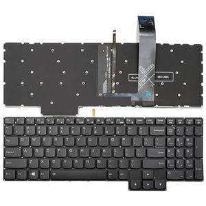 US RU Engels Russisch Verlicht toetsenbord voor Lenovo voor Ideapad voor Gaming 3-15IMH05 81y4 3-15arh05 5CB0Y99500 Blauwe laptoptoetsenborden(US Backlit black)