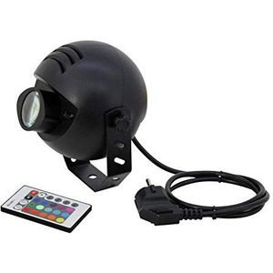 Eurolite LED PST-9W TCL FB Spot | LED Pinspot met RGB-kleurmix en infrarood afstandsbediening | Perfect voor de verlichting van discoballen