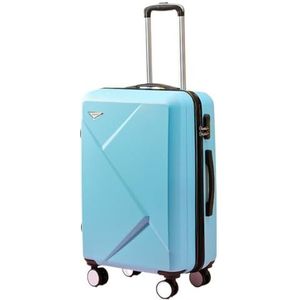 Bagage Trolley Koffer Carry-on Koffersets Met Draaiwielen Draagbare Lichtgewicht ABS-bagage Voor Op Reis Reiskoffer Handbagage (Color : E, Size : 20in)