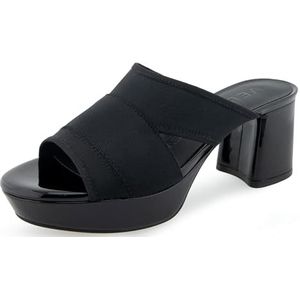 Aerosoles Carma sandaal met hak voor dames, Zwart Elastisch, 39 EU
