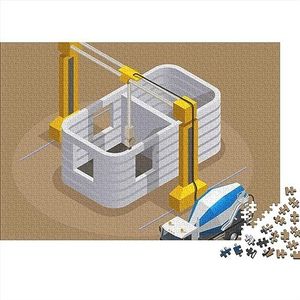 Casse-tête Casse-tête voor volwassenen (jeux engineering amusants) Casse-tête Personnalisés Jeux Stimulants voor La Famille Cadeaux D'anniversaire De Noël 300 stuks (40 x 28 cm)