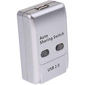 2Ports USB 2.0 Auto Sharing Switch HUB Selector Switcher voor Printer/Scanner