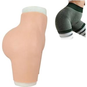 Adima Siliconen Billenslipje Siliconen Boxershorts voor Heren Met Ingebouwde Buttlift Realistische Prothetische Vagina voor Crossdressers,Wheat(basics)