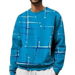 MYLLJBD Men'S Hoodies Men's Sweatshirt Striped Round Neck Oversized Loose Casual Fashion Hot Selling T-shirt Long Sleeve Shirt Pullover-a-xl