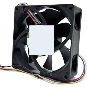 80mm snelheidsventilator voor AVC DATB0825B2S 12V 0.84A PWM-koelventilator, 6000RPM, precisie dubbele kogellagers, 4-draads