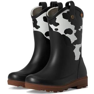 BOGS Lil' Jolene Westernlaarzen voor kinderen, uniseks, zwart en wit, zwart-wit, 1 Big Kid