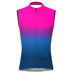 YGLEEULI Fietsjack Heren Fietsvest voor Mannen Mouwloos Fietsvest Winddicht Mountainbike Fietsen Mouwloze Jersey (Fietsvest 3, 5XL)