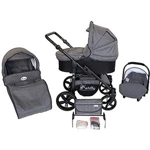 Lux4kids Mountain 86 3-in-1 kinderwagen 3-in-1 2-in-1 autostoel luiertas Kebubu van Lux4kids Mountain 86 3-in-1 met babyzitje